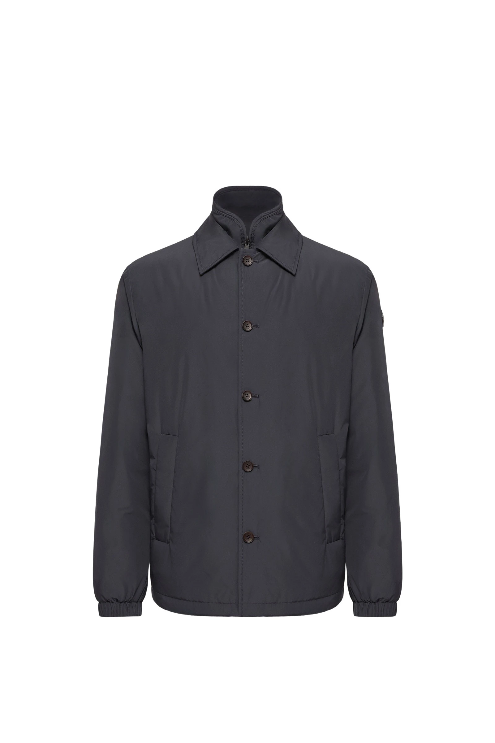 Moncler Maindo Down Shirt Jacket in Navy Blue Moncler Maindo Down Shirt Jacket in Navy Blue | Men's Jackets | Coveti