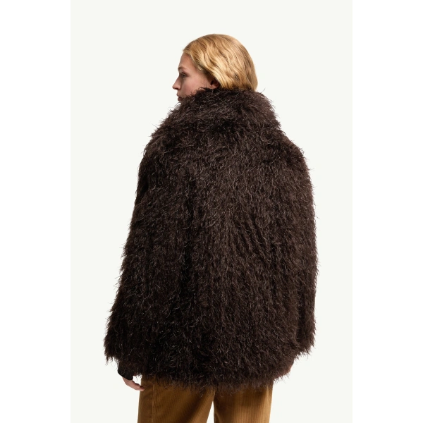 Moncler Malencos Padded Short Jacket in Brown, view 5 | Women's Puffer Jackets | Coveti