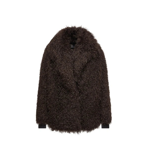 Malencos Padded Short Jacket in Brown