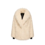 Moncler Malencos Padded Short Jacket in Light Beige | Women's Puffer Jackets | Coveti