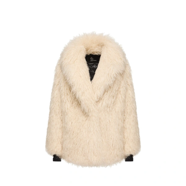 Malencos Padded Short Jacket in Light Beige