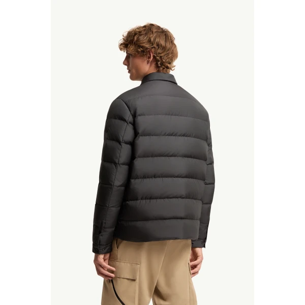 Moncler Malghette Shirt Jacket in Black, view 5 | Men's Jackets | Coveti