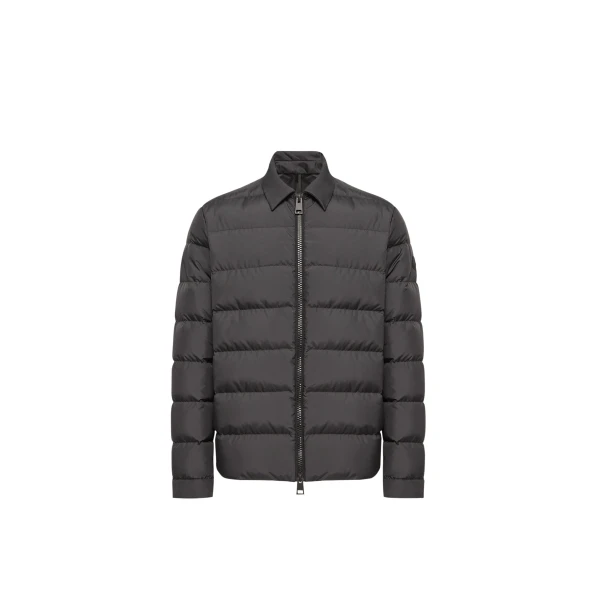 Moncler Malghette Shirt Jacket in Black | Men's Jackets | Coveti