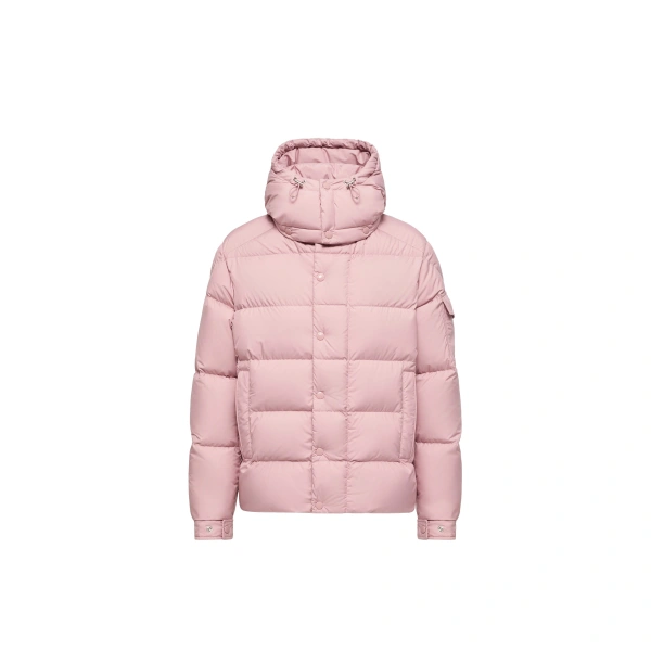 Maya 70 Hooded Short Down Jacket in Pink