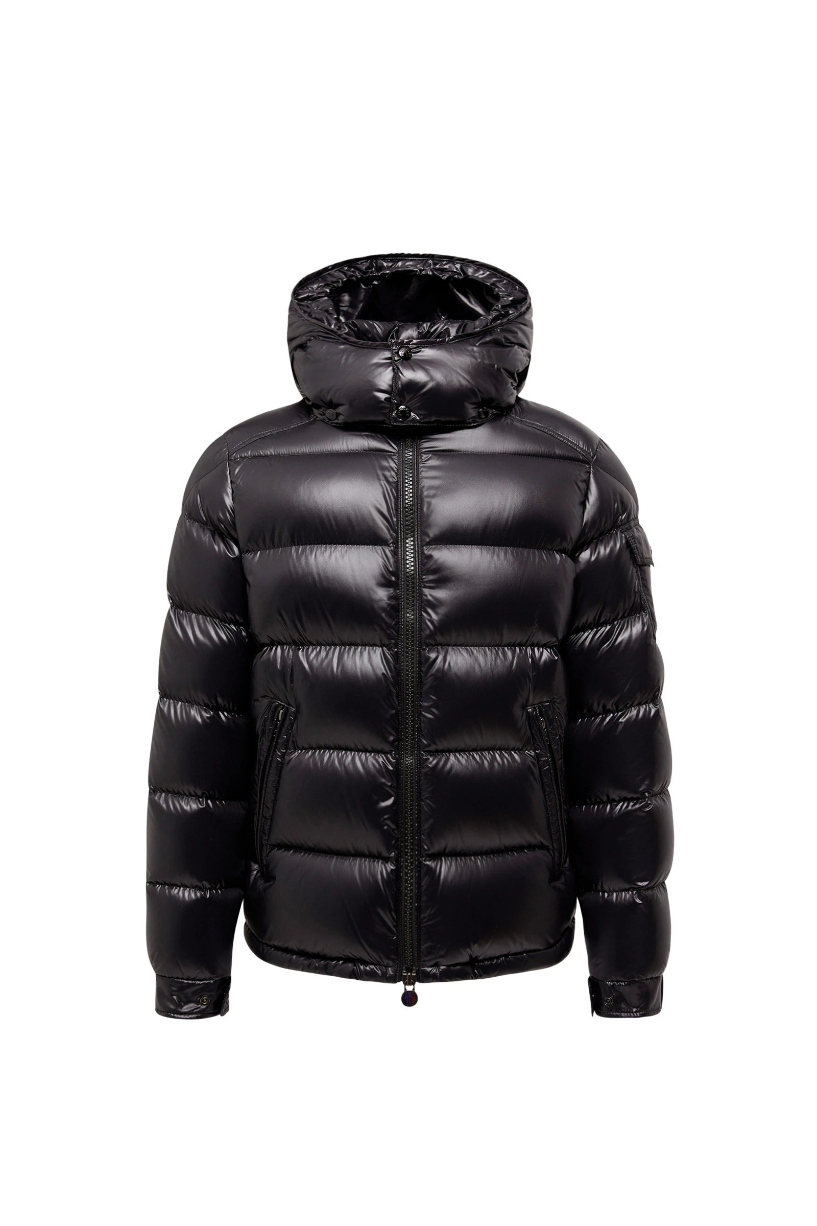 Moncler Maya Hooded Short Down Jacket in Black Moncler Maya Hooded Short Down Jacket in Black | Men's Jackets | Coveti