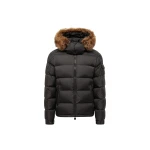 Moncler Mayaf Hooded Short Down Jacket in Black | Men's Jackets | Coveti
