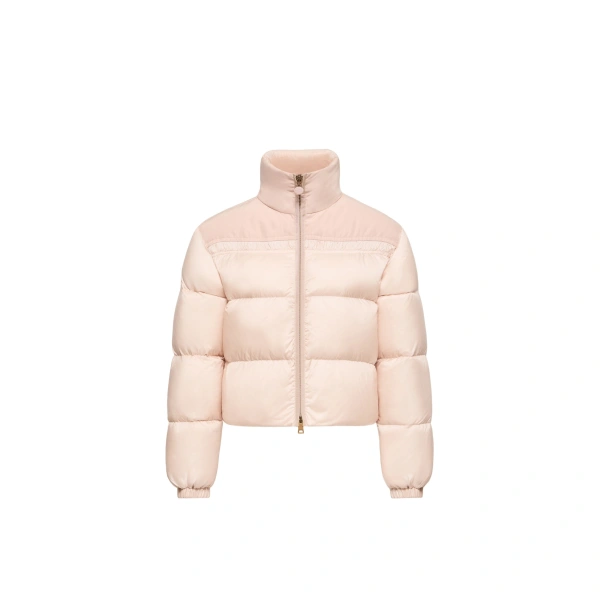 Meditation Short Down Jacket in Light Pink