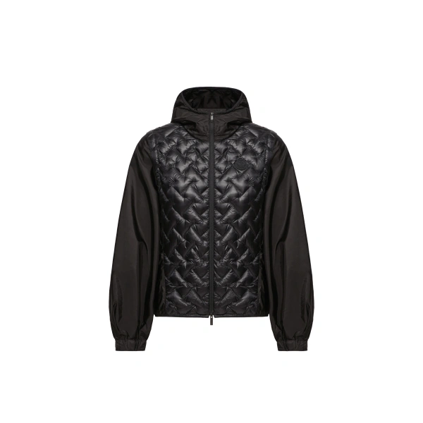 Mirage Packable 2-in-1 Short Down Jacket in Black