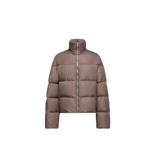 Moncler Moncler + Rick Owens Cyclopic Short Down Jacket in Taupe | Men's Jackets | Coveti