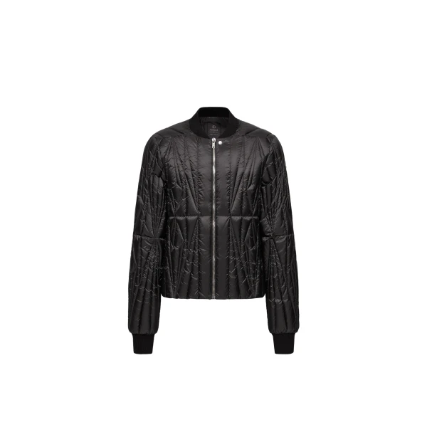Moncler Moncler + Rick Owens Geocamo Flight Down Bomber Jacket in Black | Men's Jackets | Coveti
