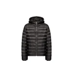 Moncler Moncler + Rick Owens Ziplock Hooded Short Down Jacket in Black | Men's Jackets | Coveti