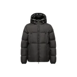 Moncler Montcla Hooded Short Down Jacket in Black | Men's Jackets | Coveti