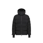 Moncler Montgetech Hooded Insulated Ski Jacket in Black | Men's Skiwear | Coveti