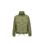 Moncler Nor Hooded Jacket in Olive Green | Women's Jackets | Coveti