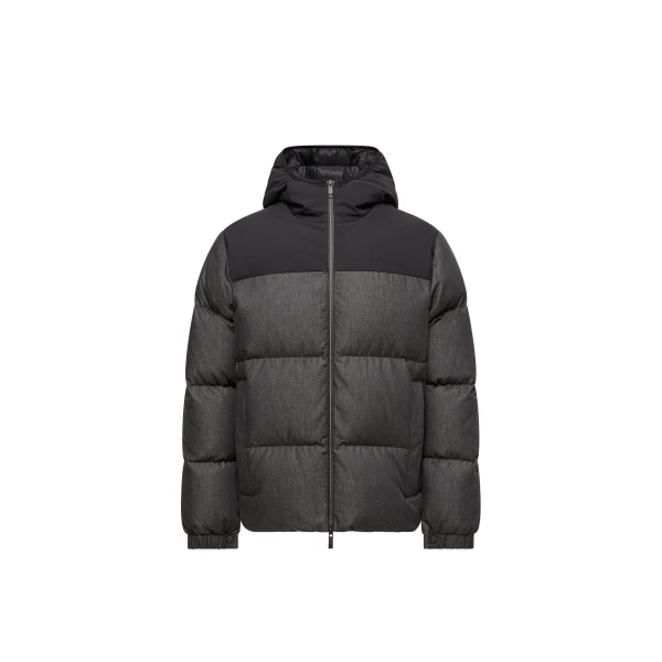 Moncler Oulojoki Hooded Short Down Jacket in Black | Men's Jackets | Coveti