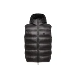 Moncler Panestrel Down Gilet in Black | Men's Jackets | Coveti
