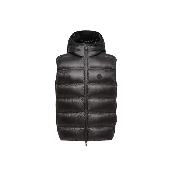 Moncler Panestrel Down Gilet in Black | Men's Jackets | Coveti