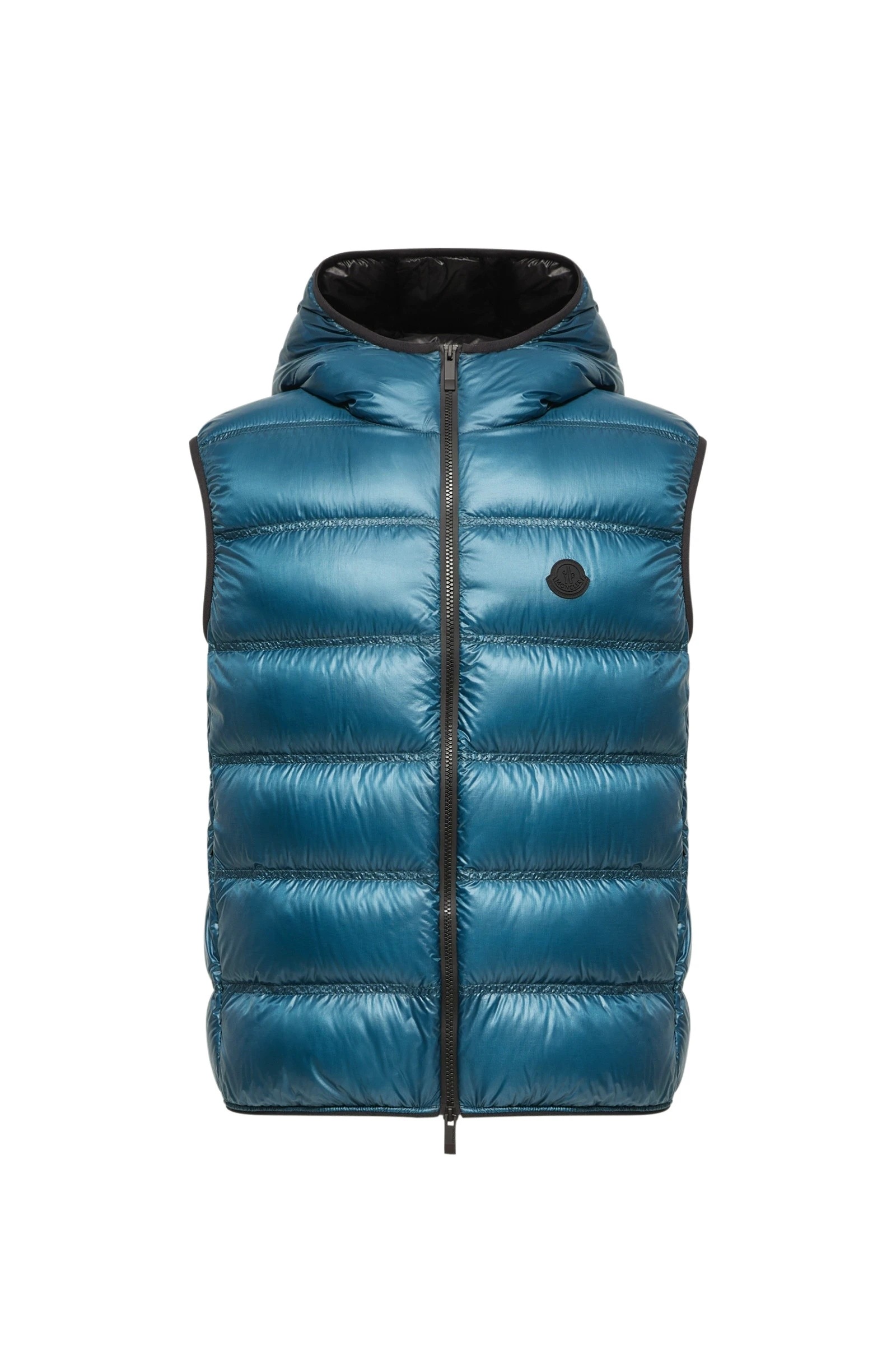 Moncler Panestrel Down Gilet in Teal Blue Moncler Panestrel Down Gilet in Teal Blue | Men's Jackets | Coveti
