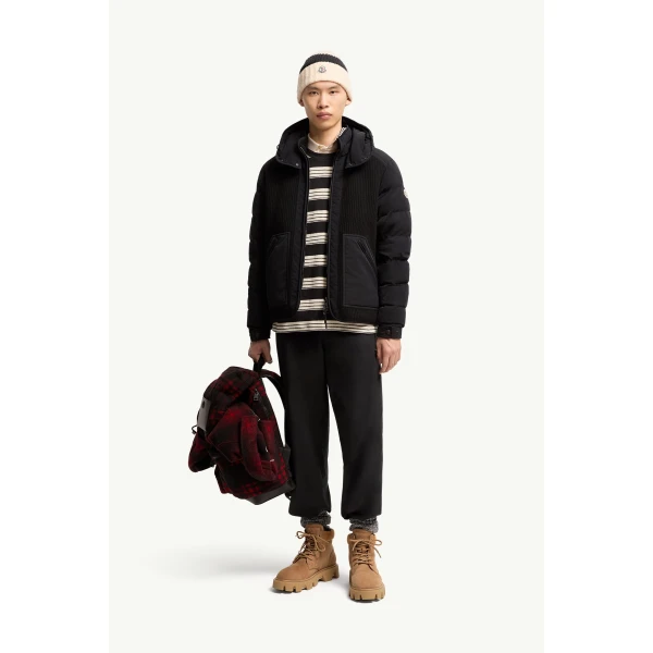 Moncler Pelat Down Jacket in Black, view 2 | Men's Jackets | Coveti