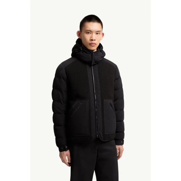Moncler Pelat Down Jacket in Black, view 4 | Men's Jackets | Coveti