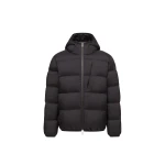 Moncler Poitevin Hooded Short Down Jacket in Black | Men's Jackets | Coveti