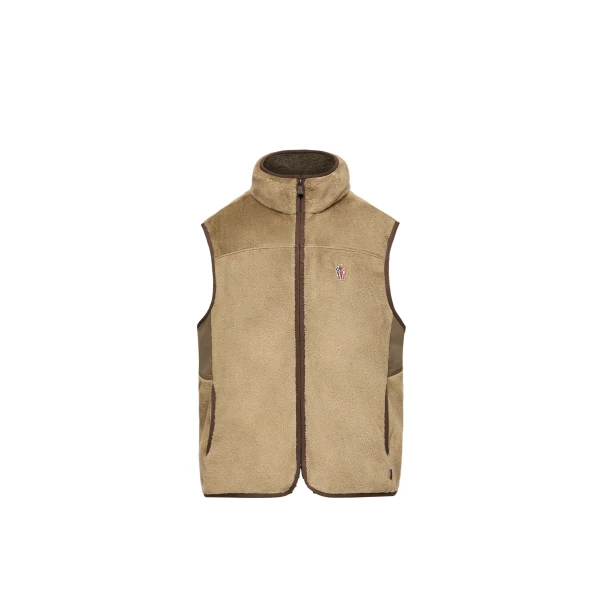 Polartec Gilet in Light Brown