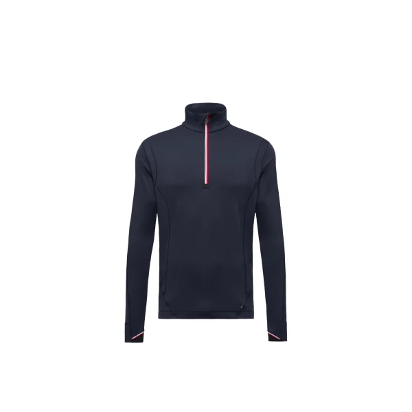 Polartec Half-Zip Sweatshirt in Navy Blue