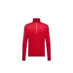Moncler Polartec Half-Zip Sweatshirt in Red | Men's Skiwear | Coveti