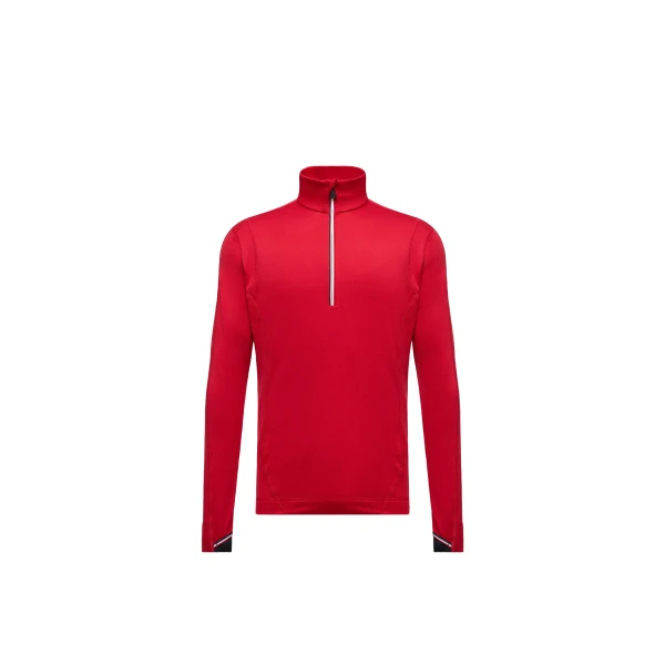Polartec Half-Zip Sweatshirt in Red