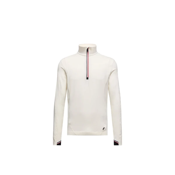 Polartec Half-Zip Sweatshirt in White
