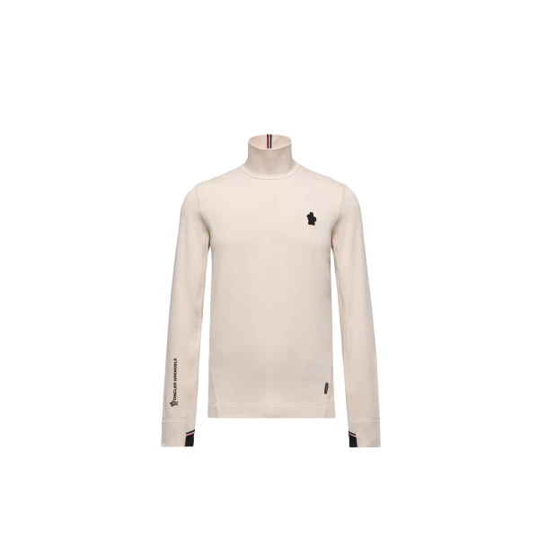 Polartec Polo Neck in White