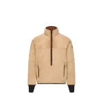 Moncler Polartec Sweatshirt in Camel Beige | Men's Sweatshirts | Coveti