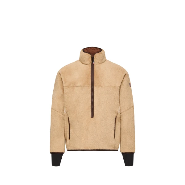 Polartec Sweatshirt in Camel Beige