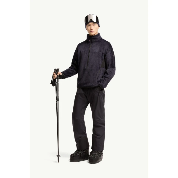 Moncler Polartec Sweatshirt in Dark Blue, view 2 | Men's Sweatshirts | Coveti