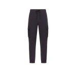 Moncler Polartec Track Trousers in Dark Blue | Men's Trousers | Coveti