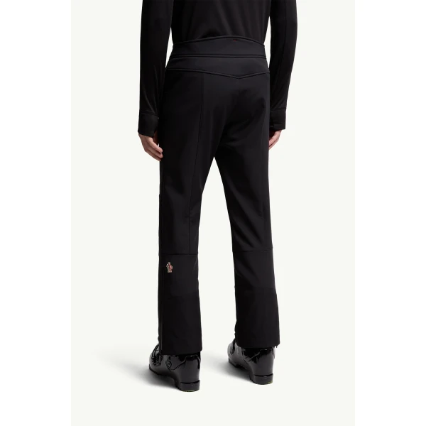Moncler Poplin Ski Trousers in Black, view 5 | Men's Skiwear | Coveti