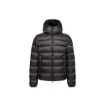 Moncler Ravenlock Hooded Short Down Jacket in Black | Men's Jackets | Coveti