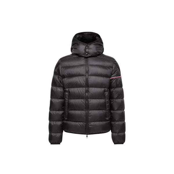 Moncler Ravenlock Hooded Short Down Jacket in Black | Men's Jackets | Coveti