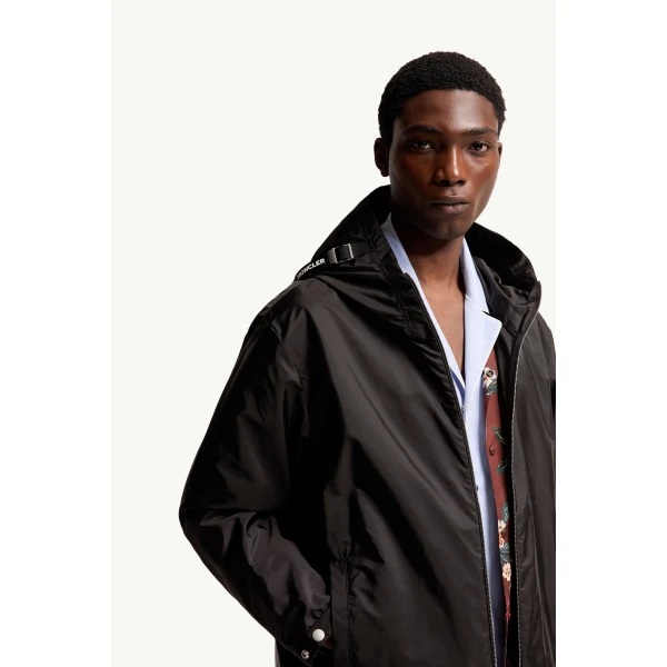 Moncler Remoray Hooded Jacket in Black, view 6 | Men's Jackets | Coveti