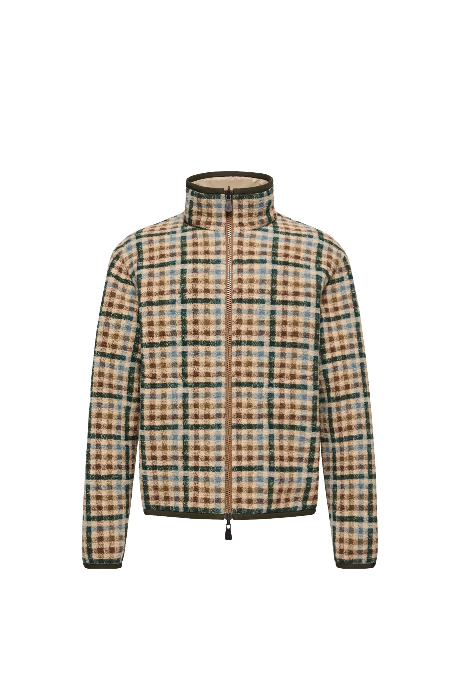 Moncler Reversible Teddy Zip-Up Sweatshirt in Beige Moncler Reversible Teddy Zip-Up Sweatshirt in Beige | Men's Sweatshirts | Coveti