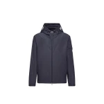 Moncler Sassiere Hooded Jacket in Navy Blue | Men's Jackets | Coveti