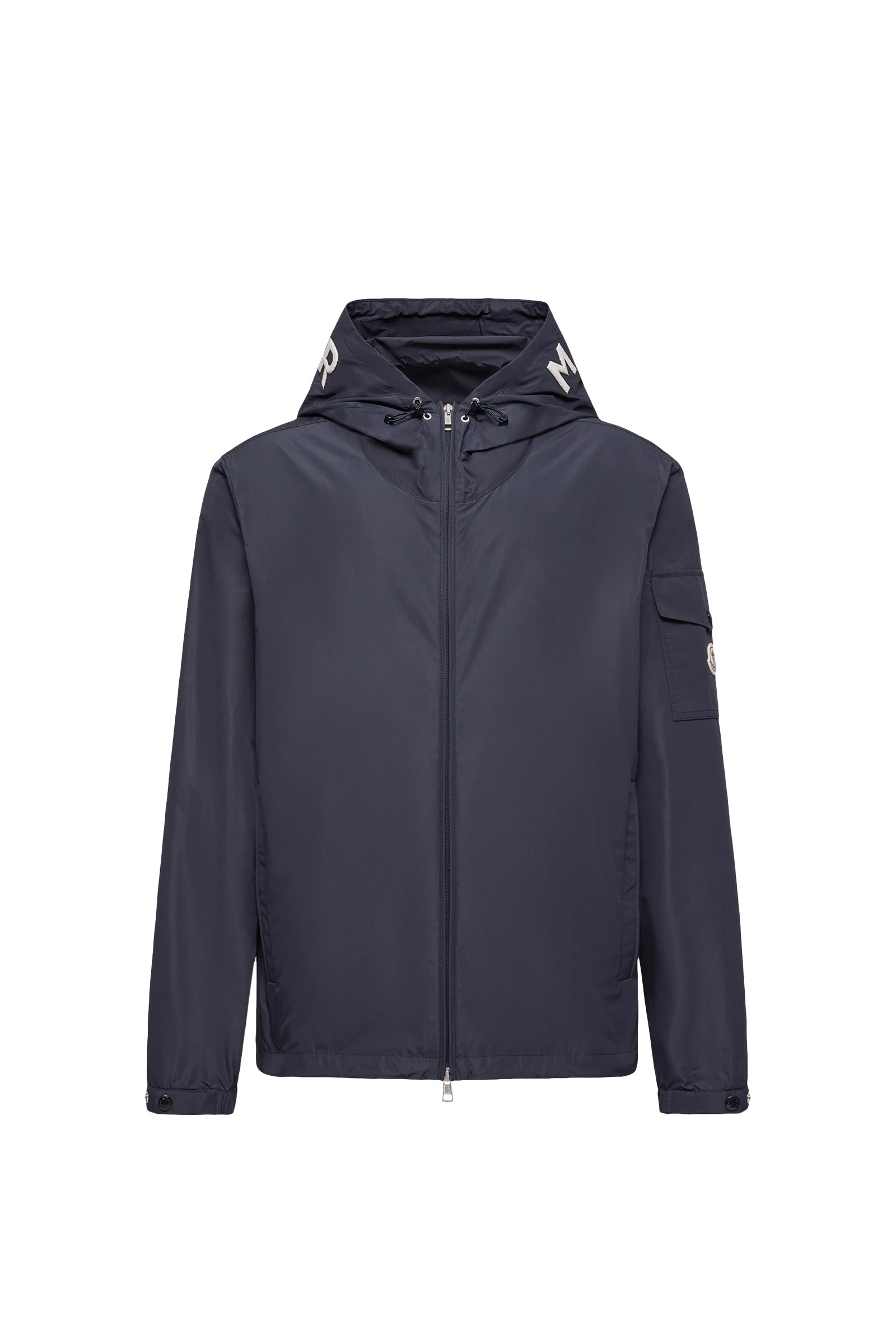 Moncler Sassiere Hooded Jacket in Navy Blue Moncler Sassiere Hooded Jacket in Navy Blue | Men's Jackets | Coveti
