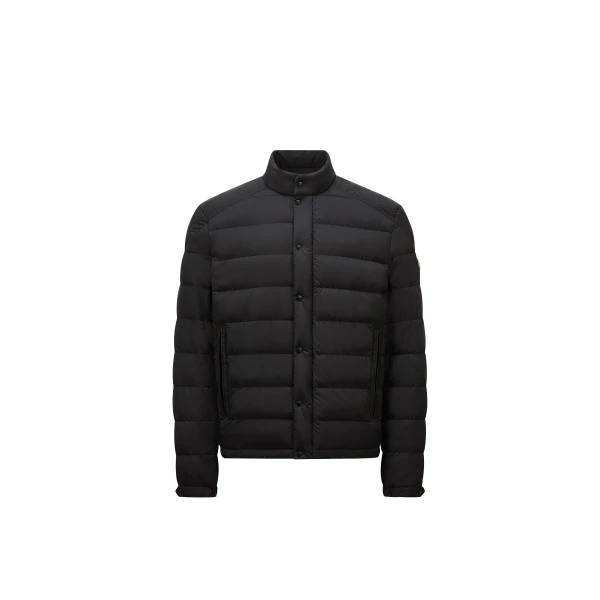 Moncler Selves Short Down Jacket in Black | Men's Jackets | Coveti