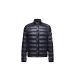 Moncler Selves Short Down Jacket in Shiny Dark Blue Moncler Selves Short Down Jacket in Shiny Dark Blue | Men's Jackets | Coveti