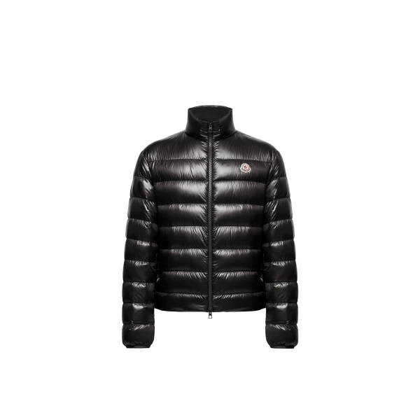 Moncler Sergesta Packable Short Down Jacket in Black | Men's Jackets | Coveti