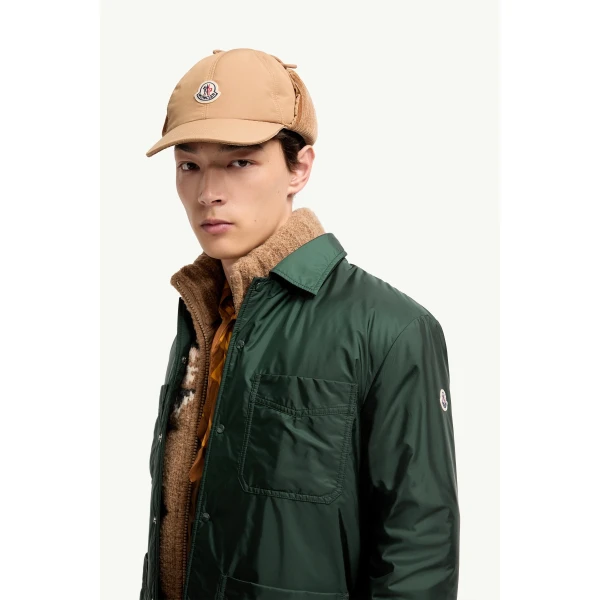 Moncler Shirt Jacket in Dark Green, view 3 | Men's Jackets | Coveti