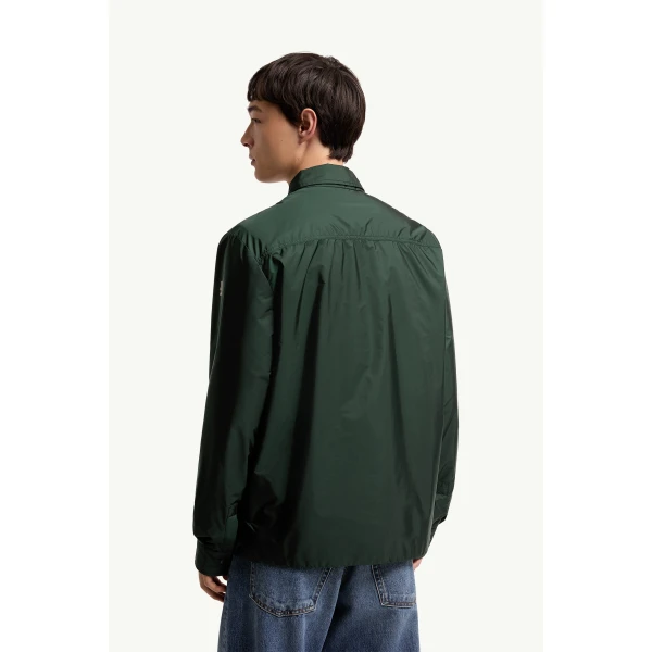 Moncler Shirt Jacket in Dark Green, view 5 | Men's Jackets | Coveti