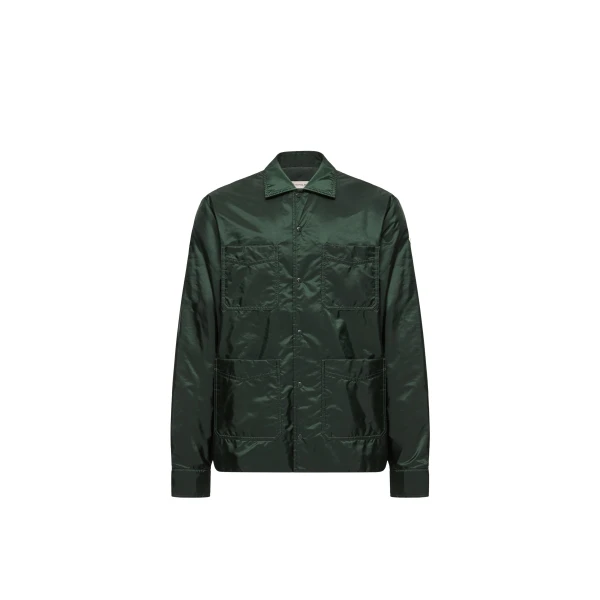 Moncler Shirt Jacket in Dark Green | Men's Jackets | Coveti