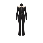 Moncler Ski Suit in Black | Women's Ski Suits | Coveti