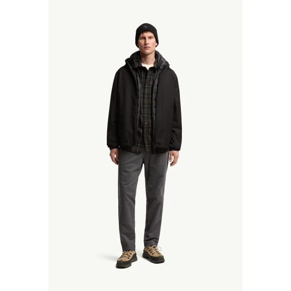 Moncler Skirnix 3-in-1 Short Down Jacket in Black, view 2 | Men's Jackets | Coveti